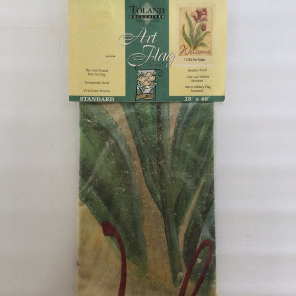 TOLAND HOME  AND GARDEN HOUSE FLAG NWT - Picture 5 of 8